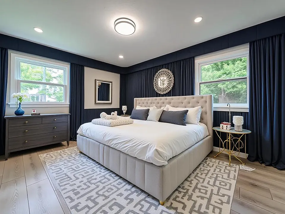 AI Virtual Staging example