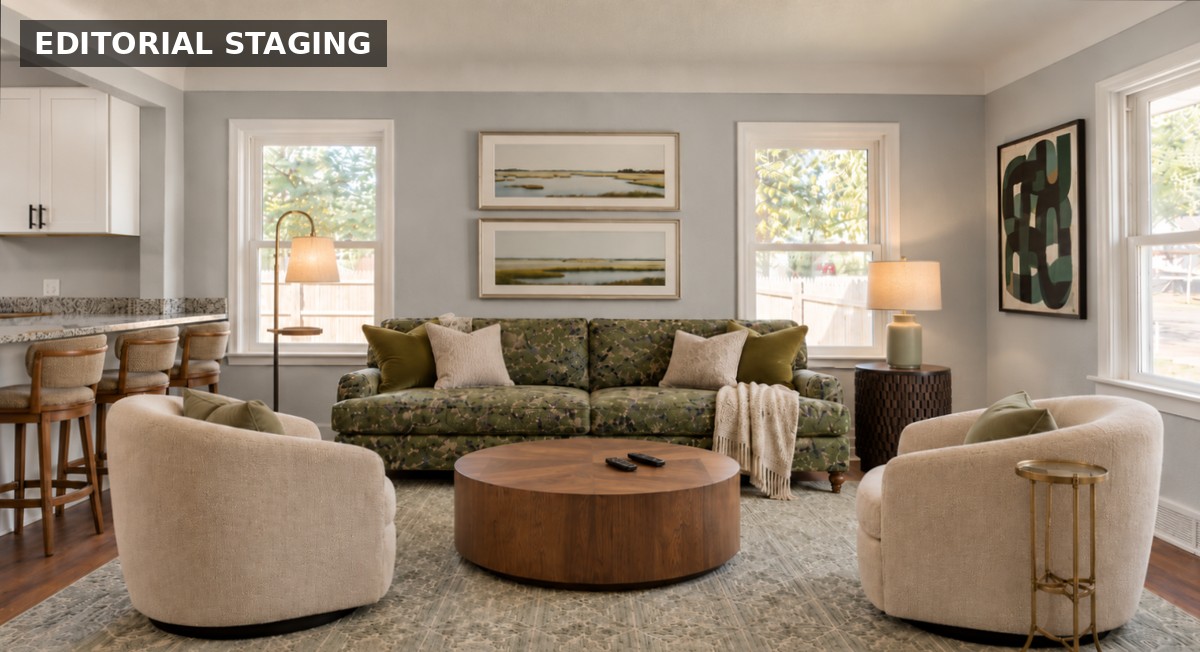 Editorial staging